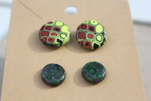 Load image into Gallery viewer, Retro Rainbow Two Pairs of Earrings - Set A