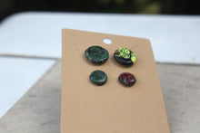 Load image into Gallery viewer, Retro Rainbow Two Pairs of Earrings - Set B