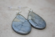 Load image into Gallery viewer, Silver Painted Desert Earrings