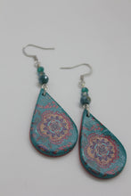 Load image into Gallery viewer, The Bohemian Collection Purple Design Earrings