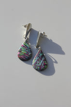Load image into Gallery viewer, Small Kaleidoscopic Teardrop Earrings