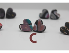 Load image into Gallery viewer, Love Me Do Heart Studs
