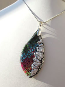 Retro Rainbow with Silver Necklace 2