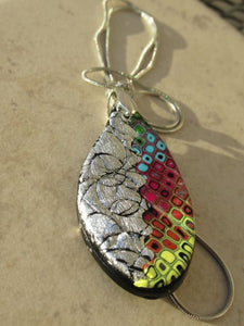 Retro Rainbow with Silver Necklace 1