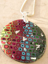 Load image into Gallery viewer, Retro Rainbow Round Necklace
