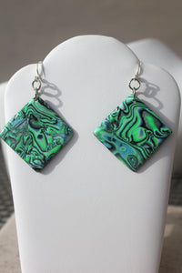 Square Tidal Pool Earrings