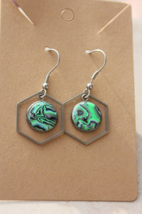 Hexagon Tidal Pool Earrings