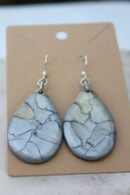 Load image into Gallery viewer, Silver Painted Desert Earrings
