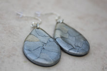 Load image into Gallery viewer, Silver Painted Desert Earrings
