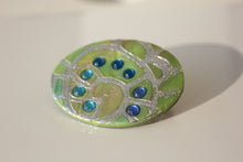 Load image into Gallery viewer, Silver Bouquet Swirl Brooch
