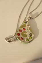 Load image into Gallery viewer, Silver Bouquet Teardrop Swirl Necklace
