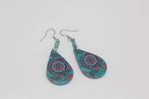 The Bohemian Collection Turquoise Design Earrings