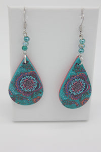 The Bohemian Collection Turquoise Design Earrings