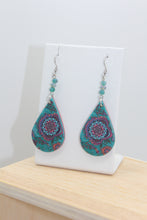 Load image into Gallery viewer, The Bohemian Collection Turquoise Design Earrings
