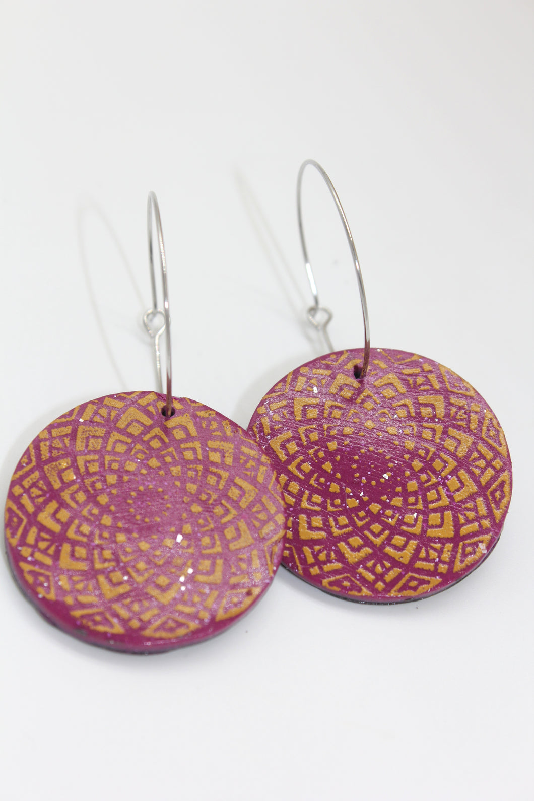 Lotus Mandala Earrings