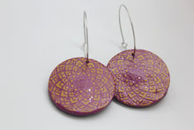 Load image into Gallery viewer, Lotus Mandala Earrings
