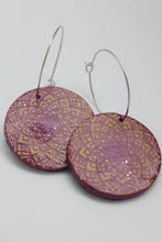 Load image into Gallery viewer, Lotus Mandala Earrings
