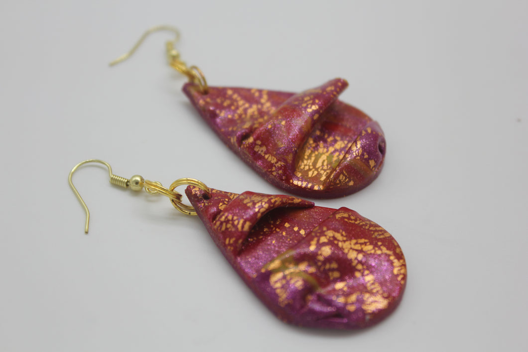 Autumn Shine Draped Earrings 1