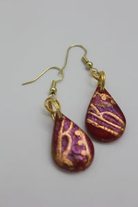 Autumn Shine Small Teardrop Earrings