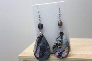 Mandala Teardrop Earrings