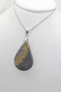 Mandala Teardrop Necklace