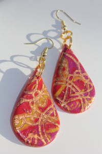 Autumn Shine Teardrop Earrings