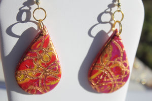 Autumn Shine Teardrop Earrings