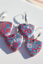 Load image into Gallery viewer, Triangle Holiday Lights Earrings
