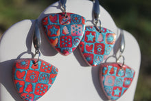 Load image into Gallery viewer, Triangle Holiday Lights Earrings
