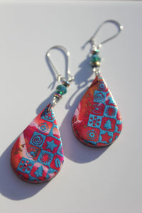 Teardrop Holiday Lights Earrings