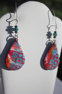 Teardrop Holiday Lights Earrings