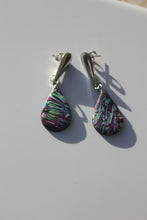 Load image into Gallery viewer, Small Kaleidoscopic Teardrop Earrings
