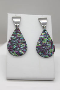 Kaleidoscopic Teardrop Earrings