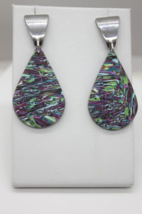 Kaleidoscopic Teardrop Earrings