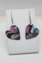 Load image into Gallery viewer, Watercolor Effect Heart Earrings
