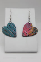 Load image into Gallery viewer, Colourful Heart Earrings
