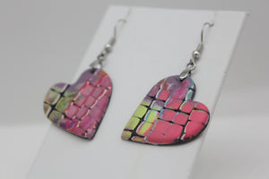 Rainbow Heart Earrings